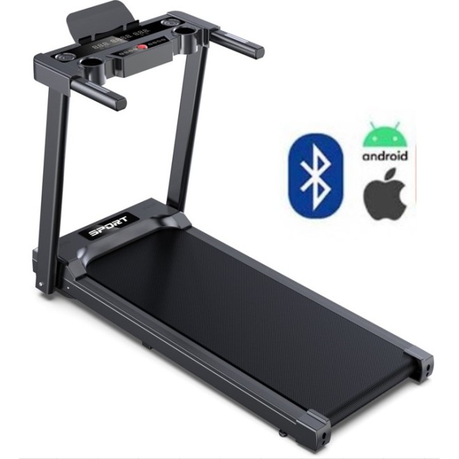 Διάδρομος γυμναστικής αναδιπλούμενος ηλεκτρικός 2HP με οθόνη LED M6