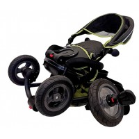 foldable Kid tricycle with puch bar box and brakes