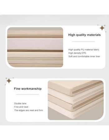 Χαλάκι - Στρώμα δραστηριοτήτων για ηλικία 0+ με μαλακή επένδυση foam διαστάσεων 200x250x4.5cm λευκό μπεζ