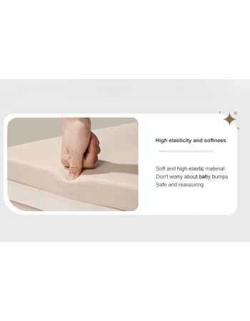 Χαλάκι - Στρώμα δραστηριοτήτων για ηλικία 0+ με μαλακή επένδυση foam διαστάσεων 200x250x4.5cm λευκό μπεζ