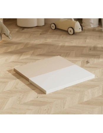 Χαλάκι - Στρώμα δραστηριοτήτων για ηλικία 0+ με μαλακή επένδυση foam διαστάσεων 78x81x4.5cm λευκό μπεζ