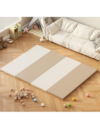 Χαλάκι - Στρώμα δραστηριοτήτων για ηλικία 0+ με μαλακή επένδυση foam διαστάσεων 200x250x4.5cm λευκό μπεζ